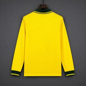 Retro 1994 Brazil Home Long Sleeve Yellow Jersey