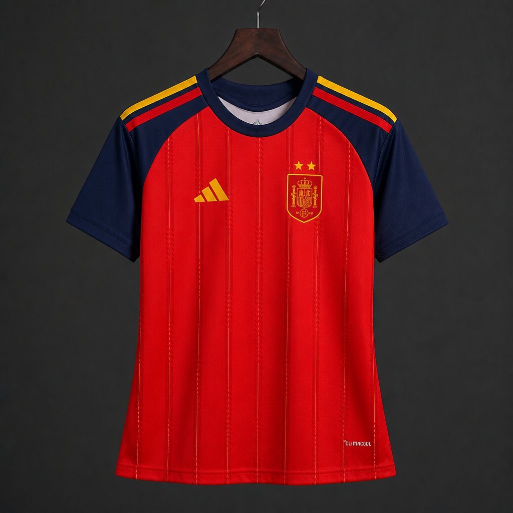 2026 Womens Spain 2 Stars Home Jersey