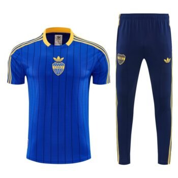 26/27 Boca Blue&Vavy Blue Short Sleeve Tracksuit + Long Pants