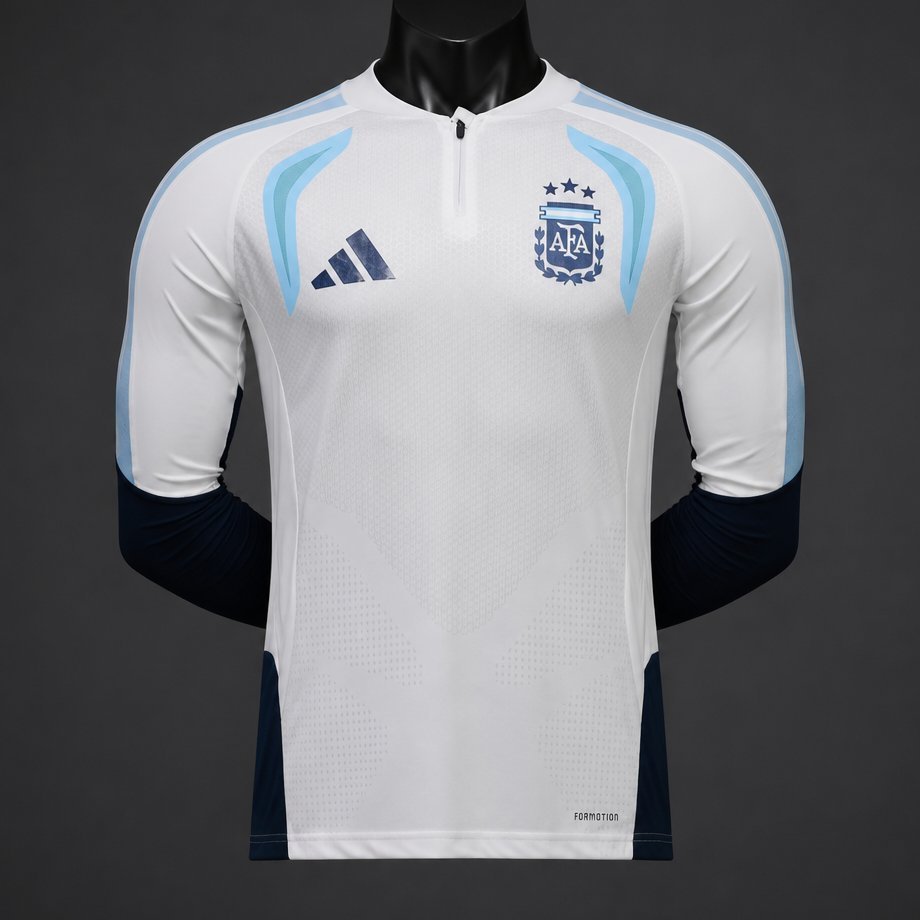 Player Version 2026 Argentina Home White Jersey