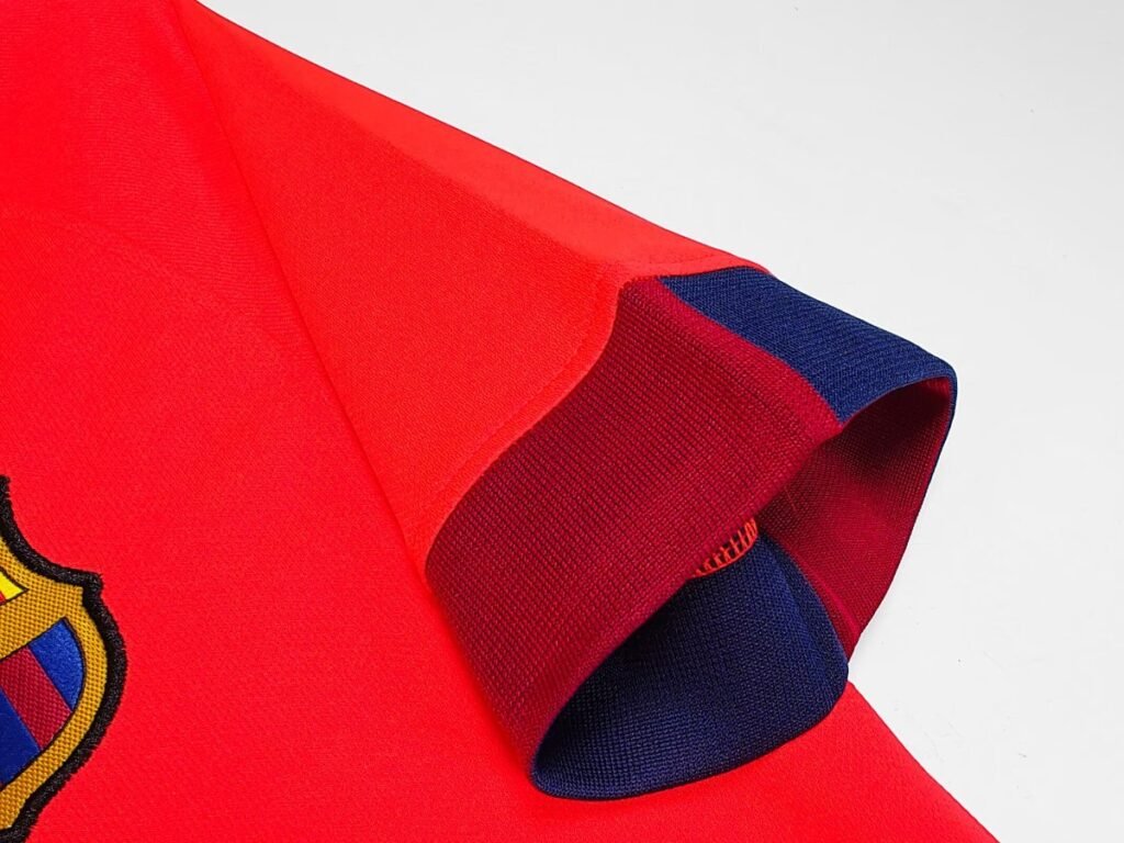 Retro 14/15 FC Barcelona Away Orange-Red Jersey