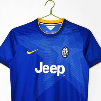 Retro 14/15 Juventus Royal Blue with Yellow Accents Away Jersey