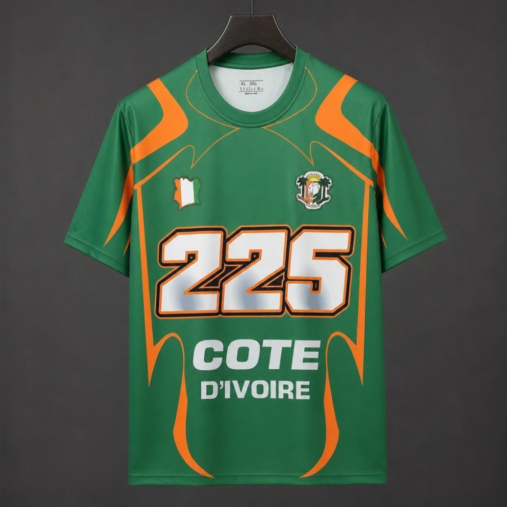 2026 Ivory Coast Côte d'Ivoire Green "225" Special Edition Jersey