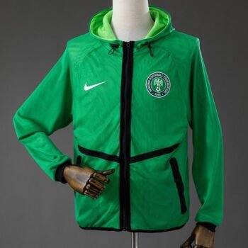 2026 Nigeria Men's Football Anthem Jacket - Green
