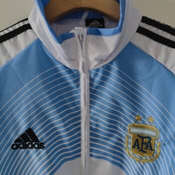 2026 Argentina Light Blue & White Windbreaker Jacket