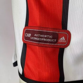 Retro 00/01 River Plate Away Red/White Stripes Jersey