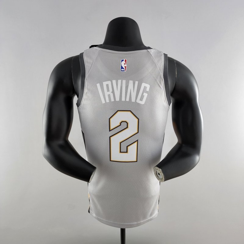 2018 Irving #2 Cleveland Cavaliers Grey NBA Jersey