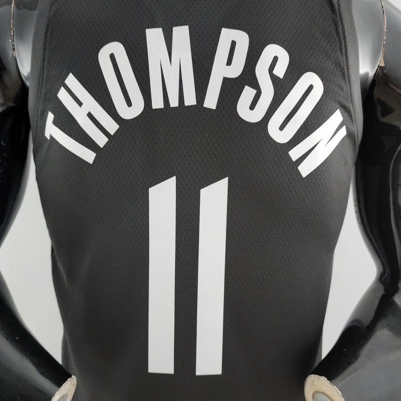 2020 THOMPSON #11 Warriors City Edition Black & Grey NBA Jersey