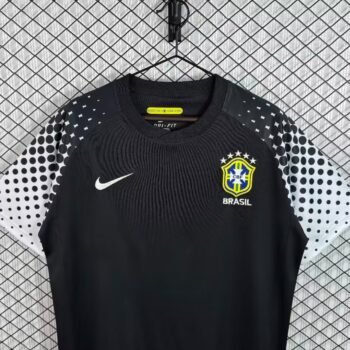 Retro 2010 Brazil Black Goalkeeper Jersey