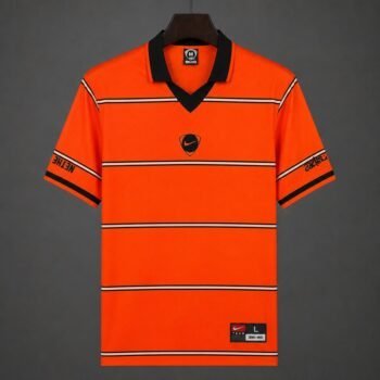 2026 Netherlands x Travis Scott Cactus Jack Total 90 Retro Orange/Black Jersey