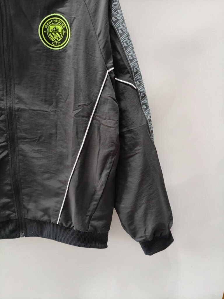 26/27 Manchester City x KING Dark Grey Windbreaker Jacket