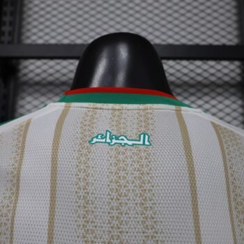 Player Version 2026 Algeria Away White Long Sleeve Jersey
