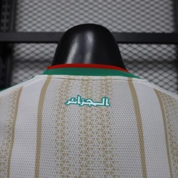 Player Version 2026 Algeria Away White Long Sleeve Jersey