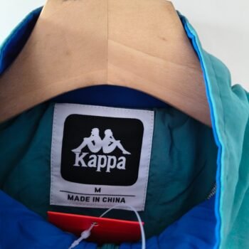Retro 1967 Barcelona Teal & Blue & Burgundy Kappa Windbreaker Jacket