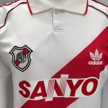 Retro 93/94 River Plate Home White Jersey