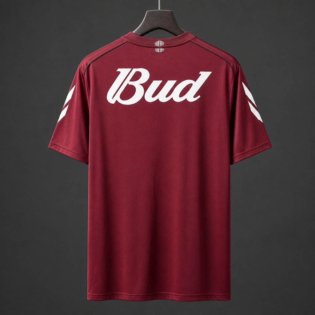 Retro 05/06 River Plate Away Maroon Stripes Jersey