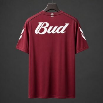 Retro 05/06 River Plate Away Maroon Stripes Jersey