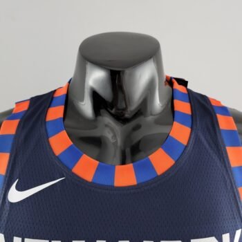 New York Knicks Barrett #9 Striped NBA Jersey