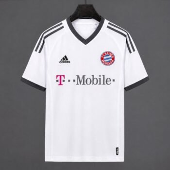 Retro 02/04 Bayern Munich Away White Jersey
