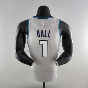 2019 Ball #1 Charlotte Hornets Grey NBA Jersey