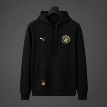 26/27 Manchester City FC Away Black Hoodie 9 Colors