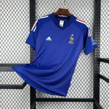 Retro 2002 France Home Jersey