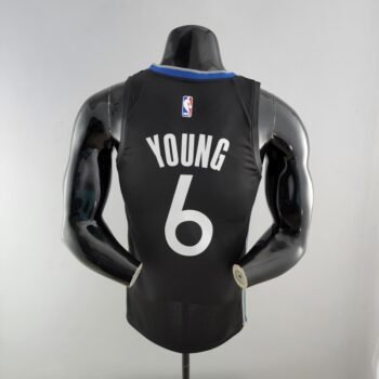 2020 YOUNG #6 Warriors City Edition Black And Grey NBA Jersey