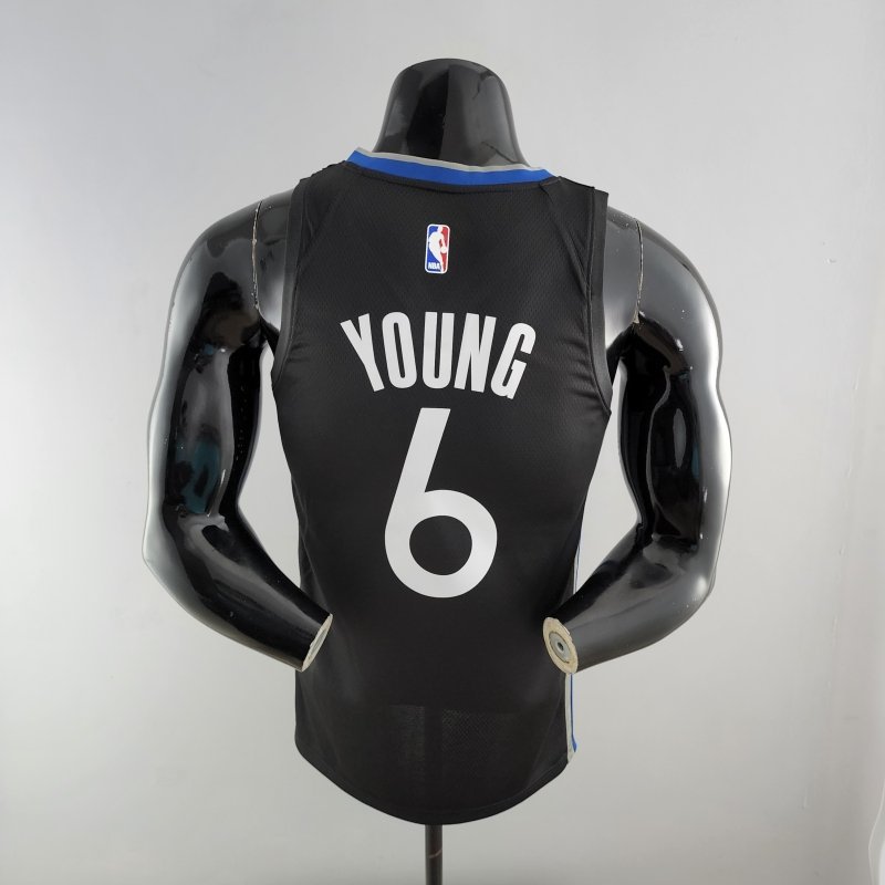 2020 YOUNG #6 Warriors City Edition Black And Grey NBA Jersey