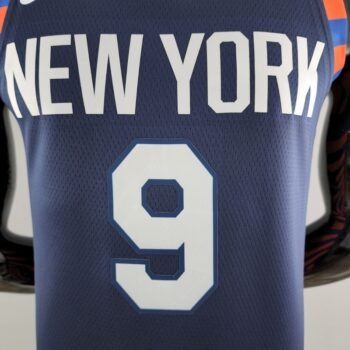 New York Knicks Barrett #9 Striped NBA Jersey