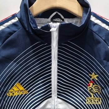 Retro 2006 France Navy Blue Windbreaker Jacket