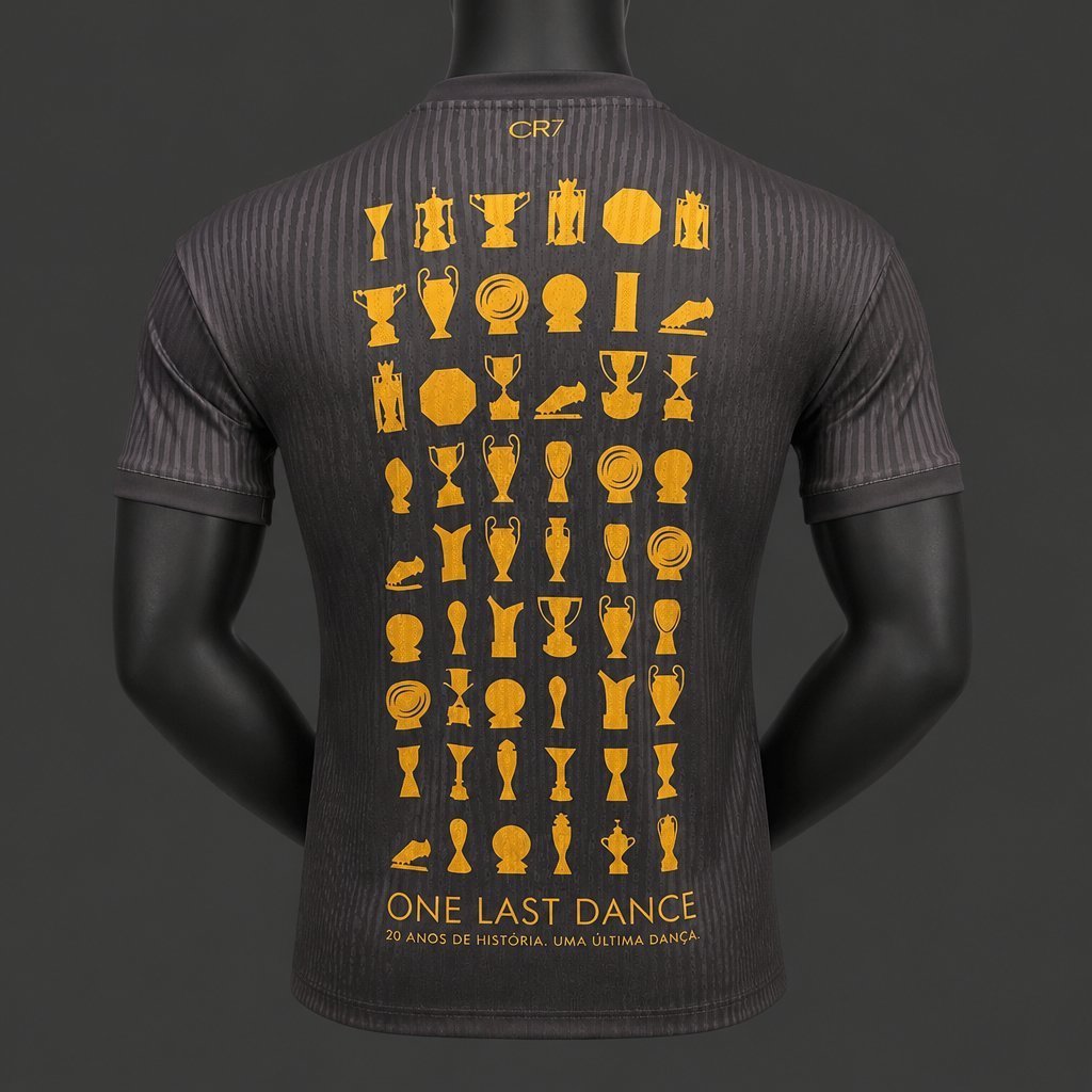 Player Version 2026 Cristiano Ronaldo "One Last Dance" Portugal Black Jersey
