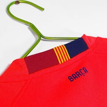 Retro 14/15 FC Barcelona Away Orange-Red Jersey