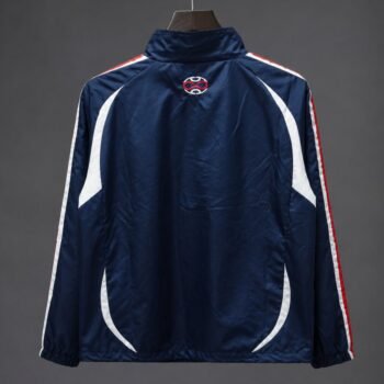 Retro 2006 France Navy Blue Windbreaker Jacket