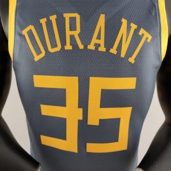 2018 DURANT #35 Golden State Warriors Grey NBA Jersey