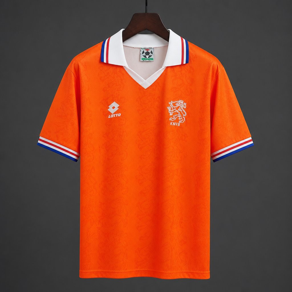 Retro 1994 Netherlands National Team Orange Home Jersey
