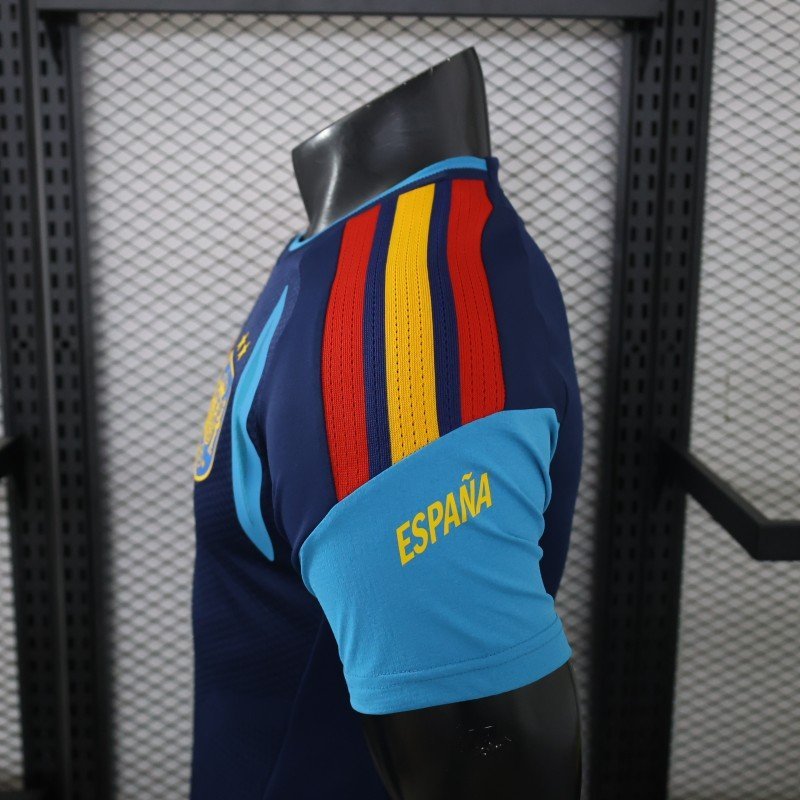 Player Version 2026 Spain National Team Third Dark Blue Jersey