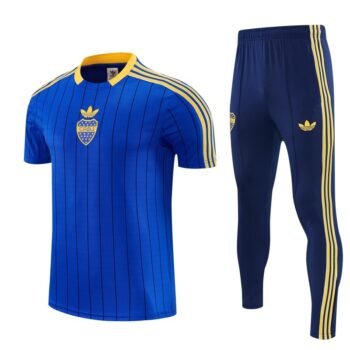 26/27 Boca Blue&Vavy Blue Short Sleeve Tracksuit + Long Pants