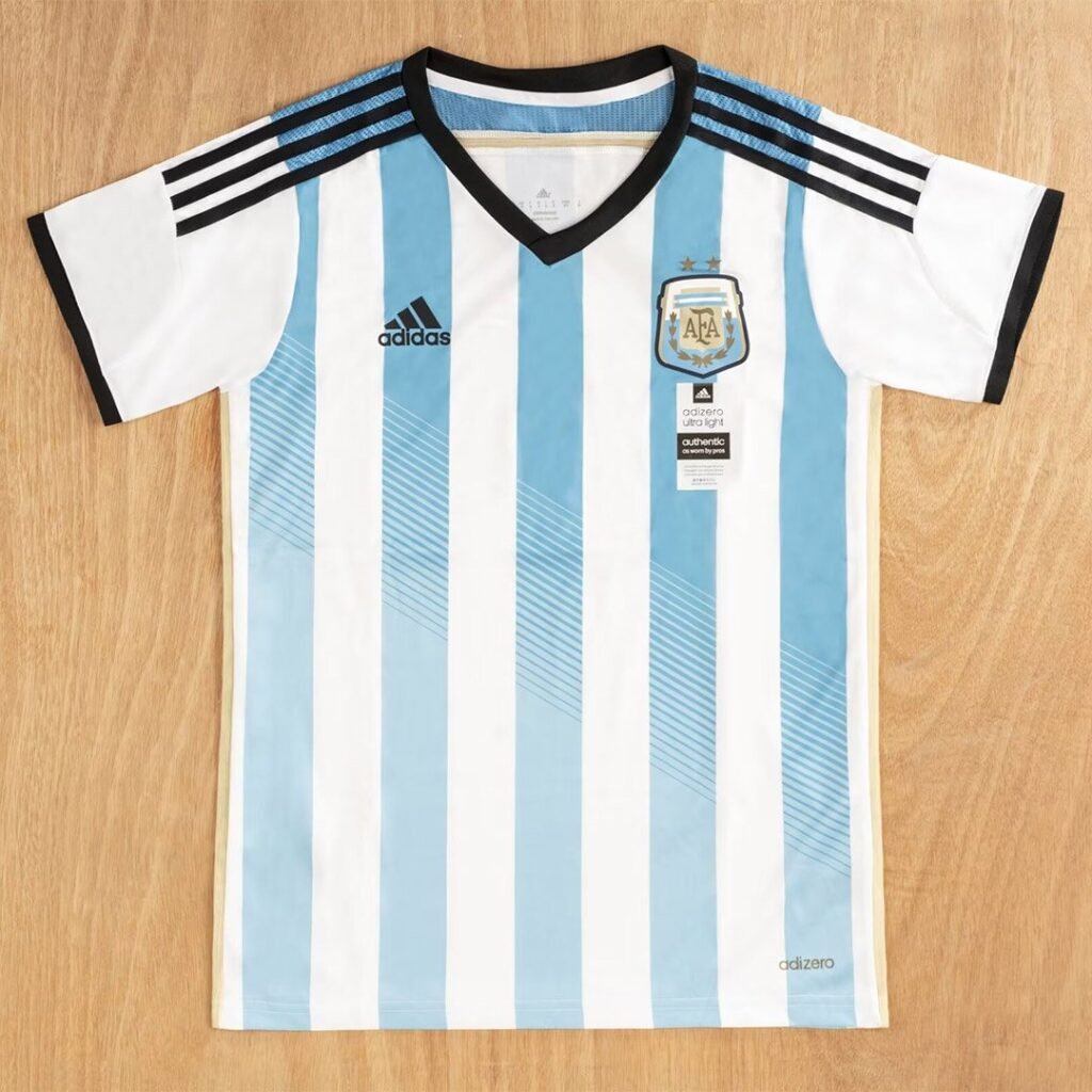 Player Versiono 2014 Argentina Home Jersey