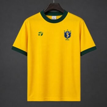 Retro 1982 Brazil Home Jersey