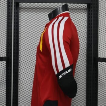 Player Version 2026 Germany Away Red Long Sleeve Jersey