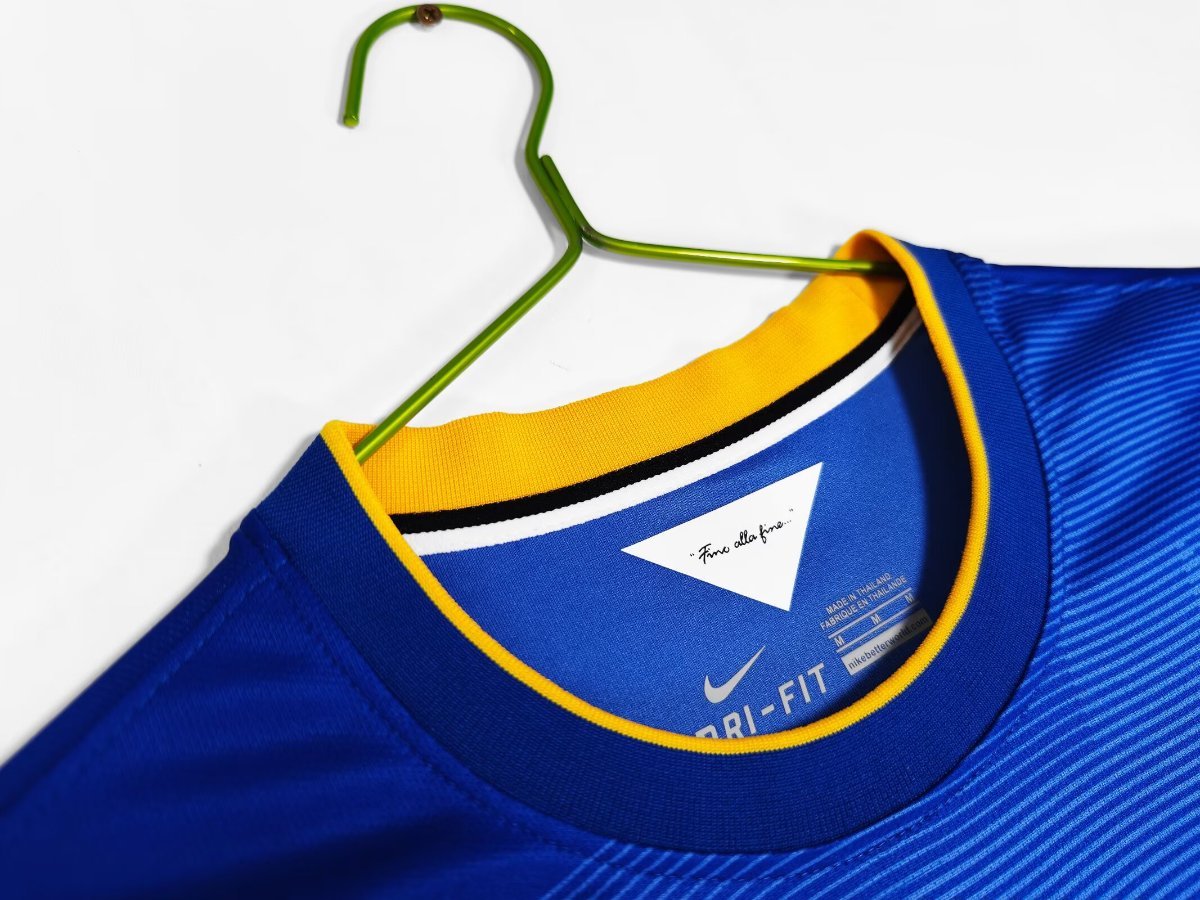 Retro 14/15 Juventus Royal Blue with Yellow Accents Away Jersey