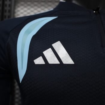 Player Version 2026 Argentina Away Navy Blue Long Sleeve Jersey