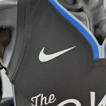 2020 THOMPSON #11 Warriors City Edition Black & Grey NBA Jersey