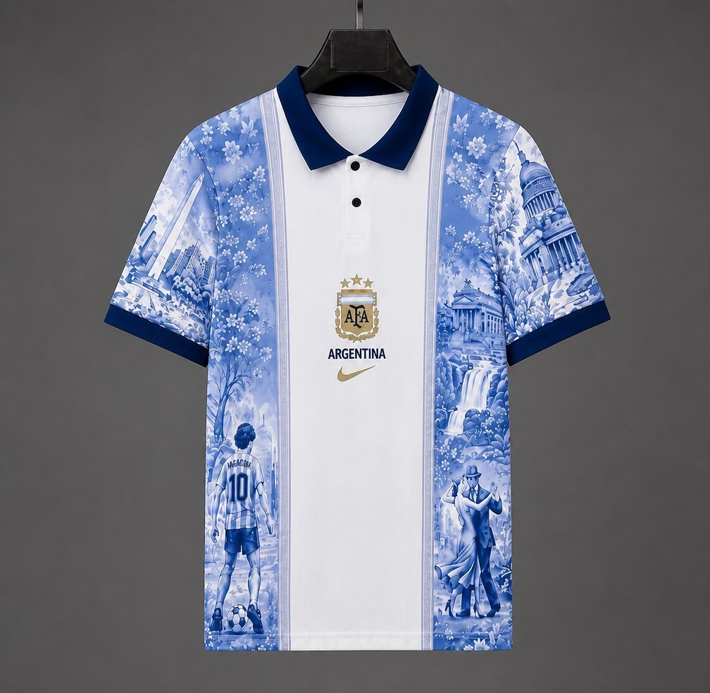 2026 Argentina Special Edition Polo Collar Jersey
