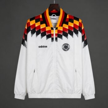 Retro 1994 Germany White Full Zipper Jacket