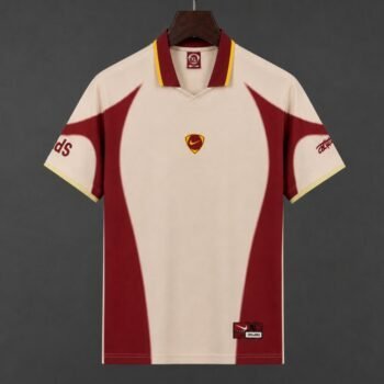 2026 Spain x Travis Scott Cactus Jack Total 90 Retro Cream/Maroon Jersey