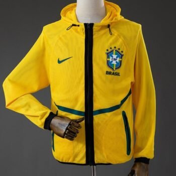 2026 Brazil Men's Football Anthem Jacket - Yellow