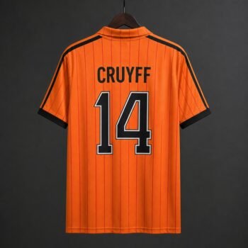 Retro 1982 Netherlands Home Orange Jersey