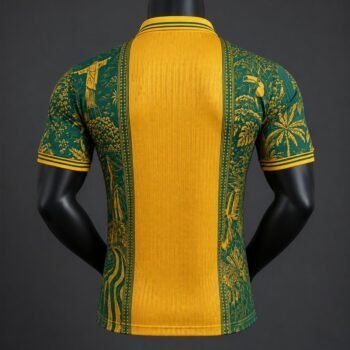 Player Version 2026 Brazil National Team Home Tropical Pattern Jersey