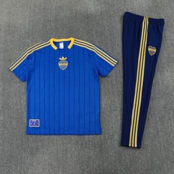 26/27 Boca Blue&Vavy Blue Short Sleeve Tracksuit + Long Pants